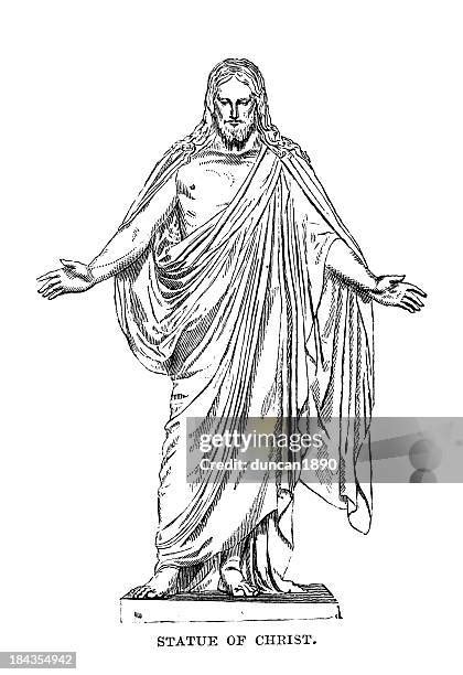 Statue Of Jesus Christ High Res Illustrations Getty Images