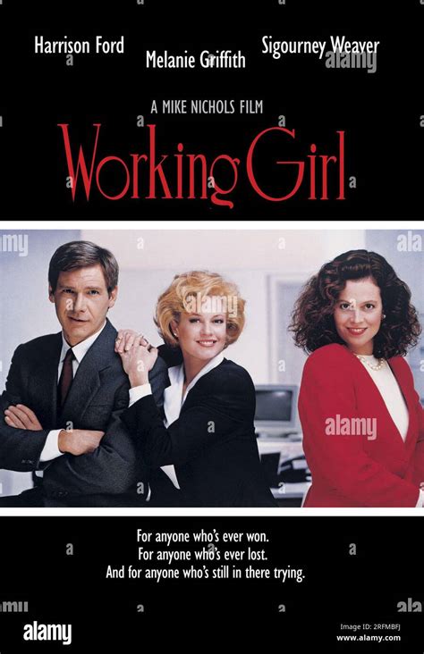 Working Girl Year 1988 Usa Director Mike Nichols Harrison Ford