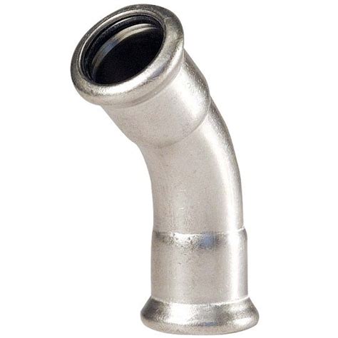 M Press Stainless Steel Gas 45 Degree Bend ValvesTubesFittings