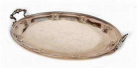 A Mappin And Webb Silver Plated Two Handled Tray 69 Cm Wide A