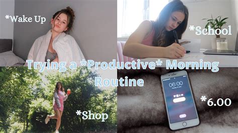 Trying A Productive Morning Routine Youtube