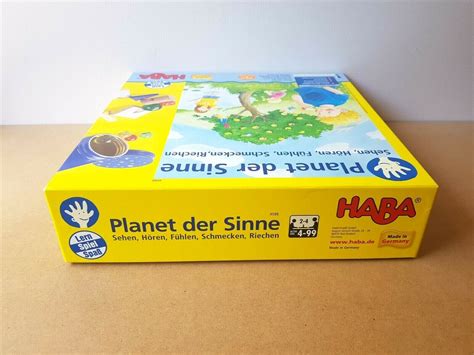 HABA Planet Sensory Board Game In English Sensory Development Planet