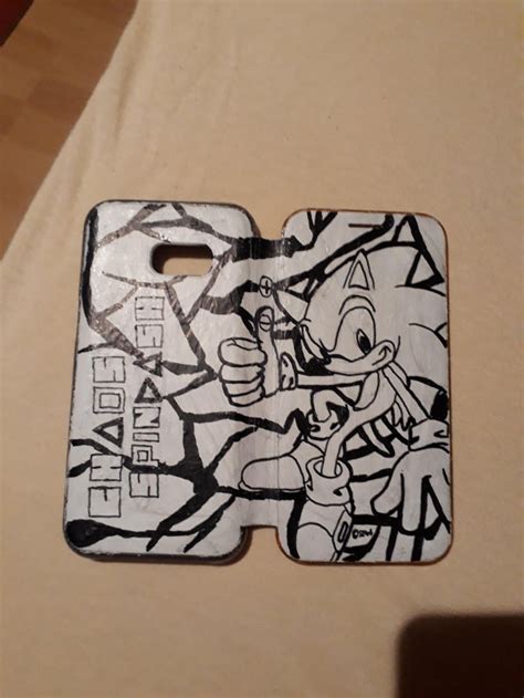 Made A Sonic Colorless Motion Phone Case For My Galaxy A3 Because Sega