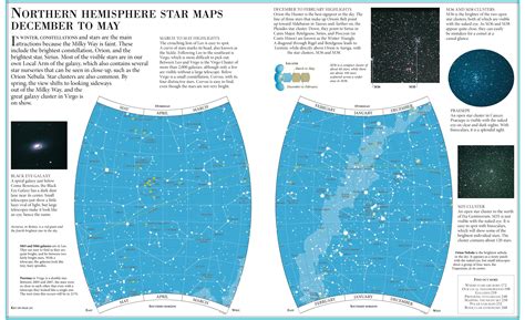 Star Map – Northern Hemisphere December to May