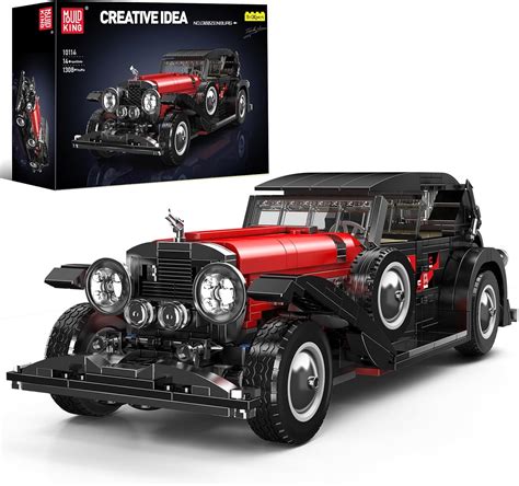 Amazon.com: Mould King 10114 Classic Cars Building Kits, MOC Vintage ...