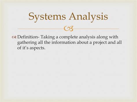 systems analysis  design powerpoint