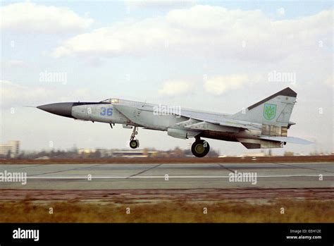 Supersonic All Weather Fighter Interceptor Mig 25pd Ukrainian Air Force