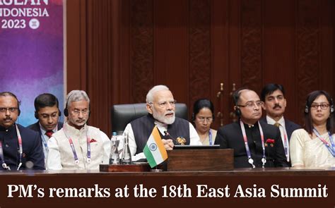 Pms Remarks At The 18th East Asia Summit Prime Minister Of India