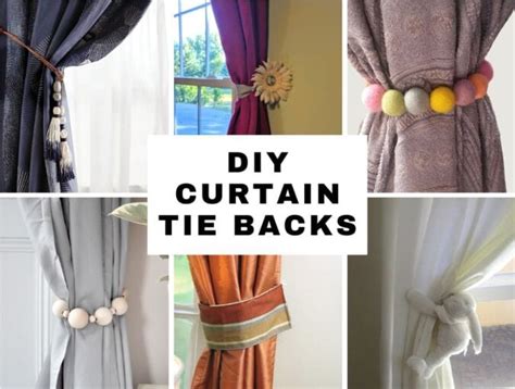 Diy Curtain Tie Backs Unique Functional And Decorative Ideas ⋆ Hello Sewing