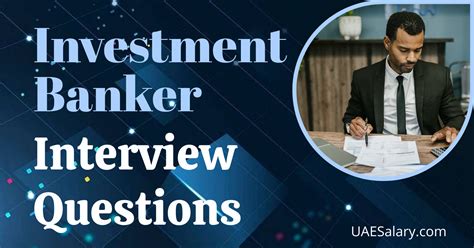 investment banker interview questions  sample answers