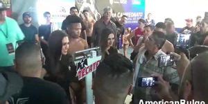 Straight Hot Black Boxer Shows Off Cock In Public At Naked Weigh In Tnaflix