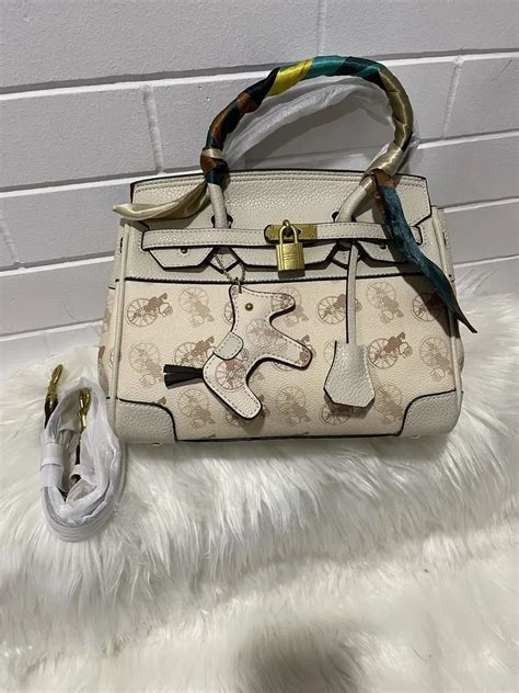 Женская кожаная белая брендовая сумка (ID#1664231293), цена: 2253.68 ...