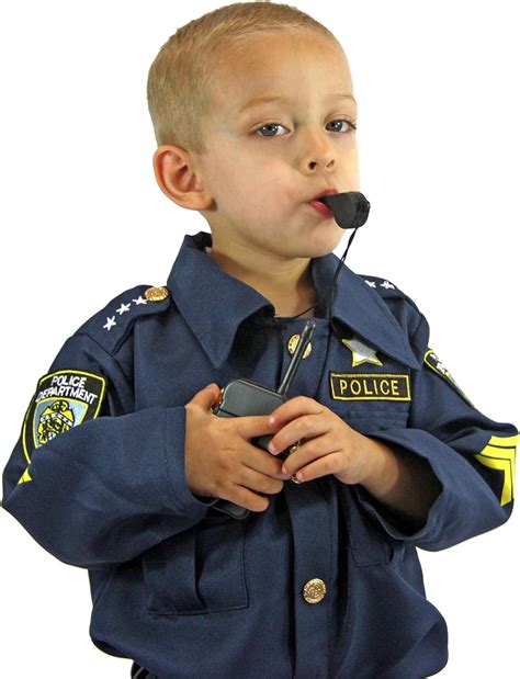 Spooktacular Creations Kids Deluxe Police Officer Costume Set And Fancy