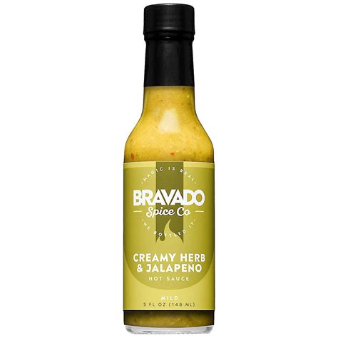 Bravado Spice Co Creamy Herb Jalapeno Dr Burnöriums Hot Sauce Emporium