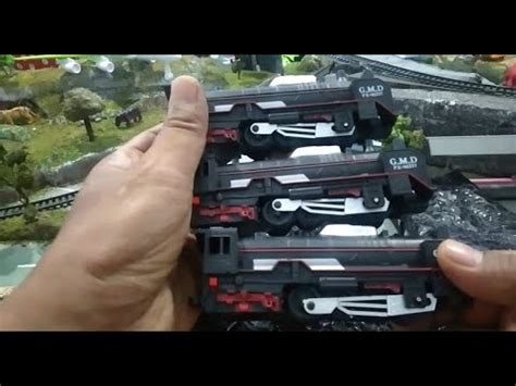 Unboxing Dan Merakit Mainan Tiga Lokomotif Kereta Api Railking Dan