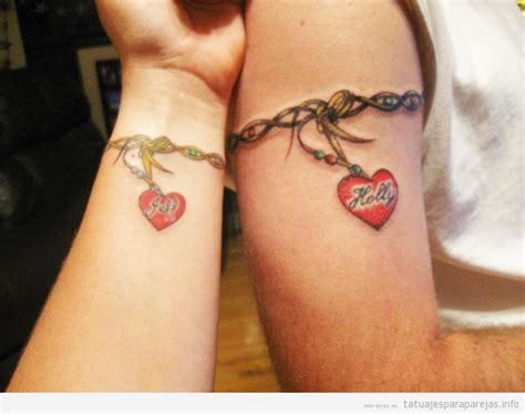 Originales Tatuajes De Parejas Con Nombres Los Dise Os De Tatuajes