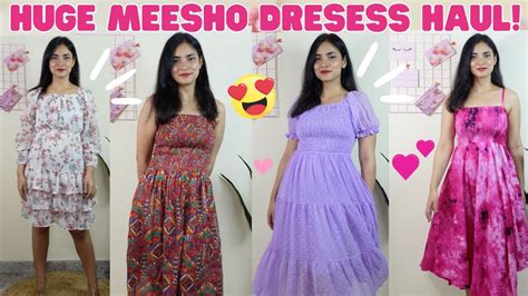 Trendy Meesho Dresses Haul Starting From Rs Try On Haul Soni