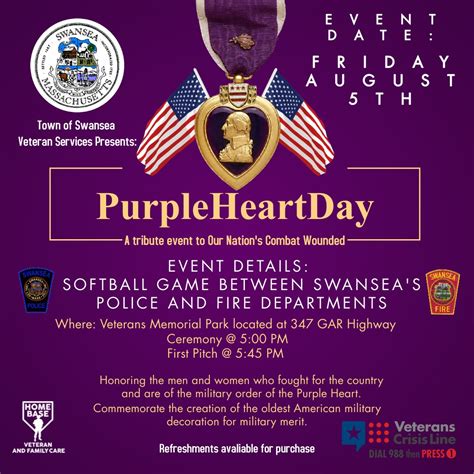 Purple Heart Day – Swansea Community Network