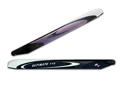 RT-715-U FUN-KEY Rotortech 715mm Ultimate Flybarless Main Blade Set ...