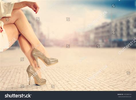 Hot Sexy Girl Short Skirt Photos And Images Shutterstock