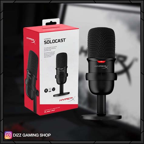 Jual HyperX SoloCast Gaming Microphone HMIS1X-XX-BK/G | Shopee Indonesia