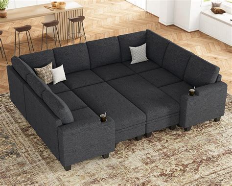 Amazon Belffin Oversized Modular Sectional Sofa Bed Couch For