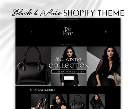 Shopify Website Template | Dark Luxury – BeverlyTemplates