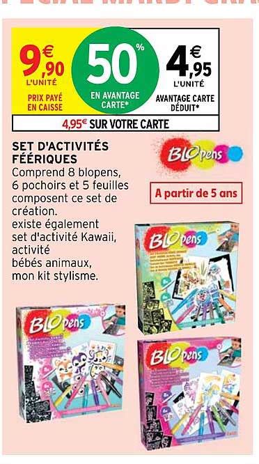 Promo Set D activités Féériques chez Intermarché Hyper iCatalogue fr