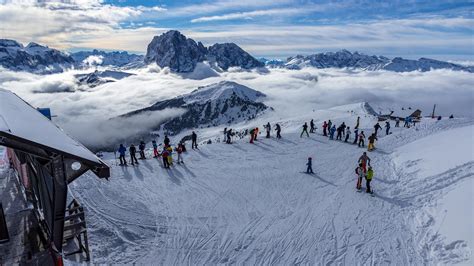 Winter Seceda Cableways Ag Ortisei In Val Gardena Dolomites
