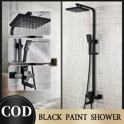 Bathroom Shower Set 304 Stainless Steel High Grade Shower With Faucet 3 In 1 Hot And Cold Shower
