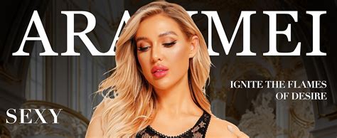 Aranmei Women Sexy Lingerie Sets Hollow Floral Lace Outfit Bra And Panties Set 3 Piece Babydoll