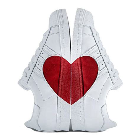Adidas Superstar 80s HH W - Half Heart - Женская обувь Белые кроссовки ...