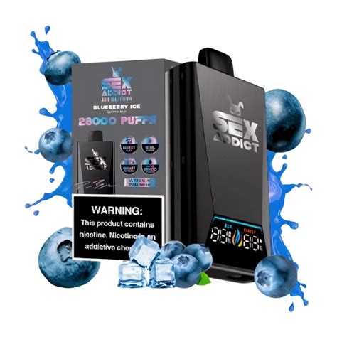 Pod Descartável Sex Addict S280 Blueberry Ice Tabacaria Arahat e Presentes