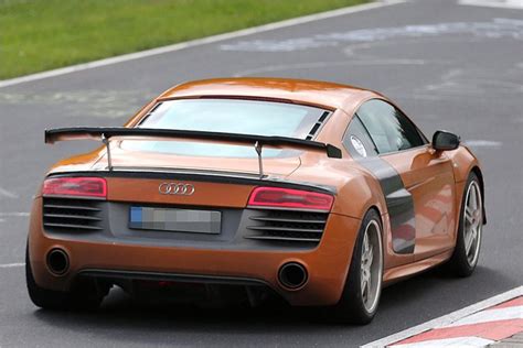 Audi Cars News 2014 R8 GT Facelift Testing On Track