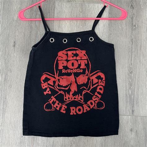 Extremely Rare Sex Pot Revenge Tank W Grommet Depop