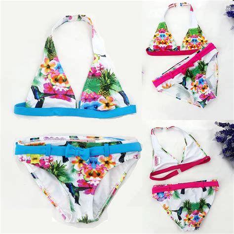 K Zlar N Bask L Bikini Mayo Seti Ocuk Split Swimsuitswimsuit K Zlar I In Y L Eski I In Iki