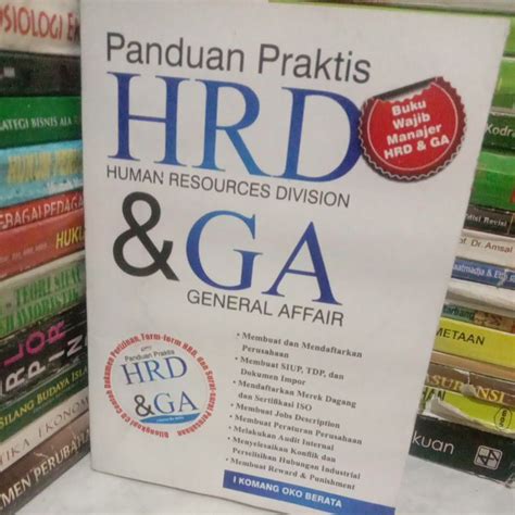 Jual Panduan Praktis Hrd Human Resource Division By I Komang Oko Berata