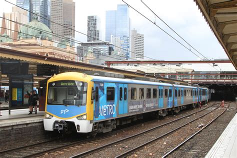 Siemens 742M on a Werribee service awaiting departure time from ...