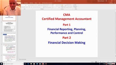 Cma Part 1 Unit 1 Sec 1 Youtube