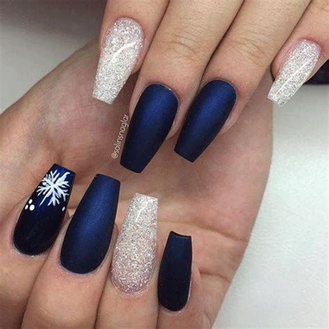 15 Simple And Easy Winter Nails Art Designs And Ideas 2018 Modern