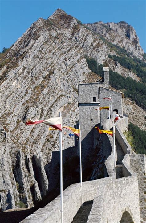 Citadel of Sisteron in France Stock Image - Image of architecture ...