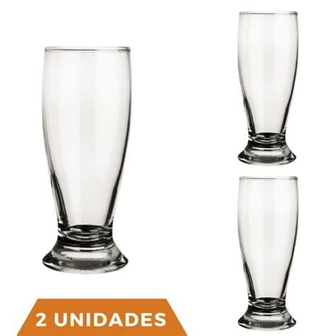 Conjunto 2 Copo 200ml Munich Cerveja Restaurante Chop Nadir NADIR