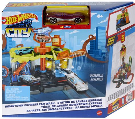 Ігровий набір Hot Wheels City Швидкісна автомийка