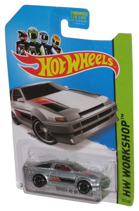 Hot Wheels Hw Workshop Zamac Toyota Ae Corolla Silver Car Walmart