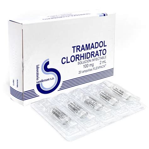 Tramadol Hcl 100mg2ml Flex X20 Amp Sae
