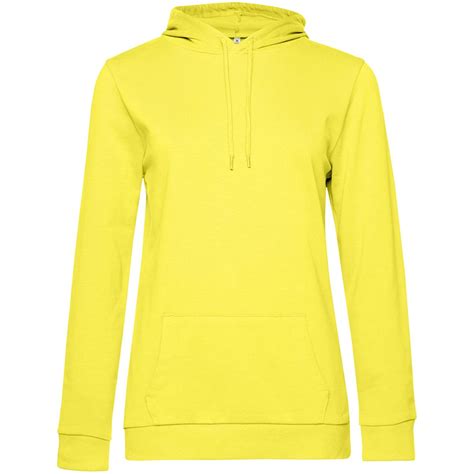 Толстовка с капюшоном женская Hoodie, желтая, размер XL купить по цене ...