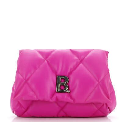 Balenciaga Touch Clutch Quilted Puffy Leather Medium Ebay