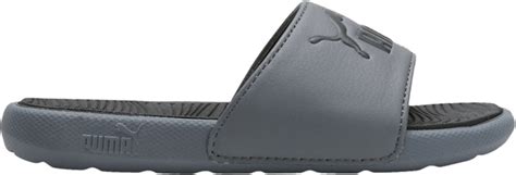 Grade School Puma Cool Cat 20 Slides Little Kid Cool Dark Grey