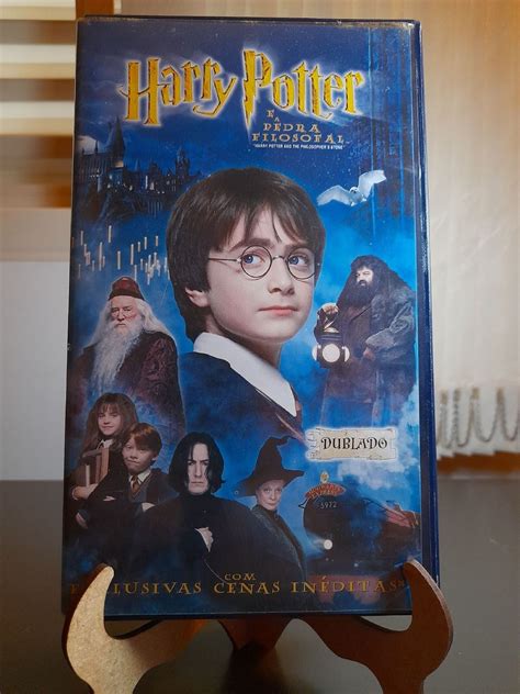 Vhs Harry Potter E A Pedra Filosofal Dublado Filme E S Rie Usado