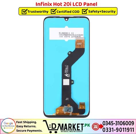 Infinix Hot 20i X665 LCD Panel Price In Pakistan Fast Secure